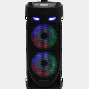 Hordozható akkumulátoros bluetooth party hangszóró karaoke mikrofonnal és vállpánttal ZQS-4239 (BBJH) - Image 9