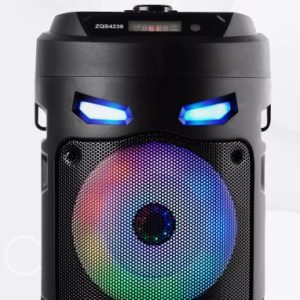 Hordozható akkumulátoros bluetooth party hangszóró karaoke mikrofonnal és vállpánttal ZQS-4239 (BBJH) - Image 12