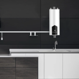 Helytakarékos mini elektromos digitális hőmérséklet-szabályozós, tartály nélküli átfolyós vízmelegítő 5500 W (BBV) - Image 4