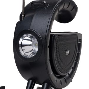 Innovatív hordozható napelemes vezeték nélküli Bluetooth hangszóró lámpával és praktikus vállra akasztható pánttal DV-800 (BBV) - Image 6