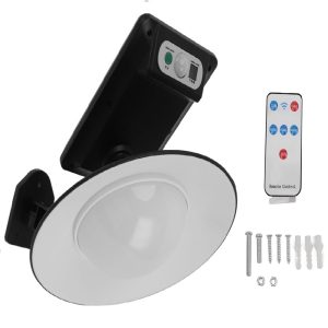 LED-es kültéri modern, vízálló távirányítós fali biztonsági fényérzékelős - magas konverziós napelemes lámpa (BBJH) - Image 10