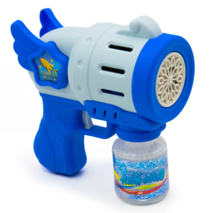 Szárnyakkal díszített kék színű automata buborékfújó pisztoly (BBJ) - Image 5