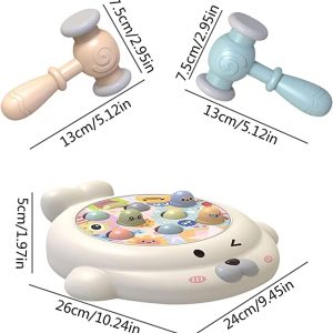 Kapd el a vakondot! – készségfejlesztő, kalapáló ügyességi játék babáknak, oktatójáték (BBJ) - Image 3