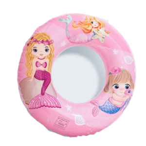 Felfújható rózsaszín sellő mintás gyermek úszógumi - 50 cm (BBJ) - Image 4