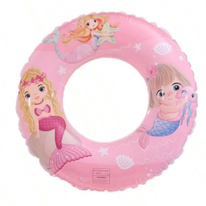 Felfújható rózsaszín sellő mintás gyermek úszógumi - 50 cm (BBJ) - Image 7