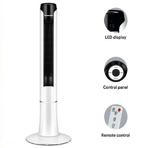 Álló lapát nélküli oszlopventilátor LED kijelzővel és távirányítóval - 120W (BBV) - Image 10
