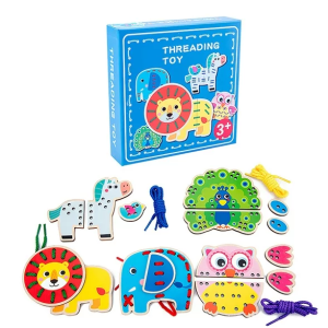 Fából készült interaktív fűzőkártyás fejlesztő és oktató játék (BBJ) - Image 7