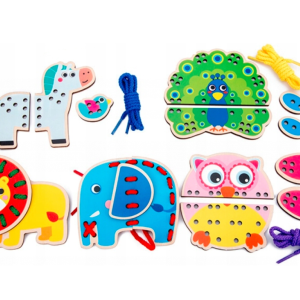 Fából készült interaktív fűzőkártyás fejlesztő és oktató játék (BBJ) - Image 8