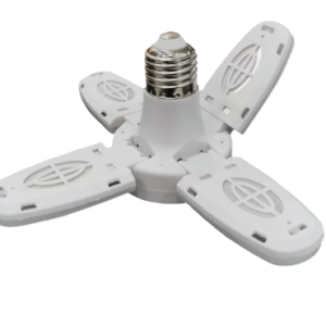 E27 LED összecsukható négyágú nagy fényerejű, energiatakarékos, mennyezeti fényforrás 45W (BBL) - Image 4