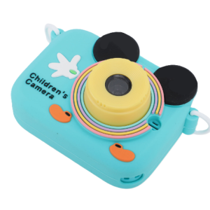 Miky digitális gyerek fényképezőgép - levehető pánttal és 5 játékkal - kék (THM) - Image 9