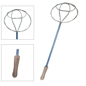 Fa nyelű fém szőnyeg poroló prakker műanyag bevonattal (BBKM) - Image 5