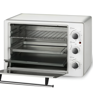 RAF rozsdamentes elektromos 26L-es multifunkciós sütő - 1300W R5314 (BBD) - Image 6