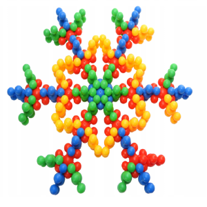 Virág alakú minden irányból könnyen összekapcsolható műanyag kirakókockák gyerekeknek - oktató és tanuló puzzle játék (BBLPJ) (BBMJ) - Image 7