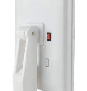 180°-ban forgatható érintésvezérelt asztali LED tükör – fehér (BBV) - Image 4