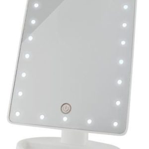 180°-ban forgatható érintésvezérelt asztali LED tükör – fehér (BBV) - Image 6