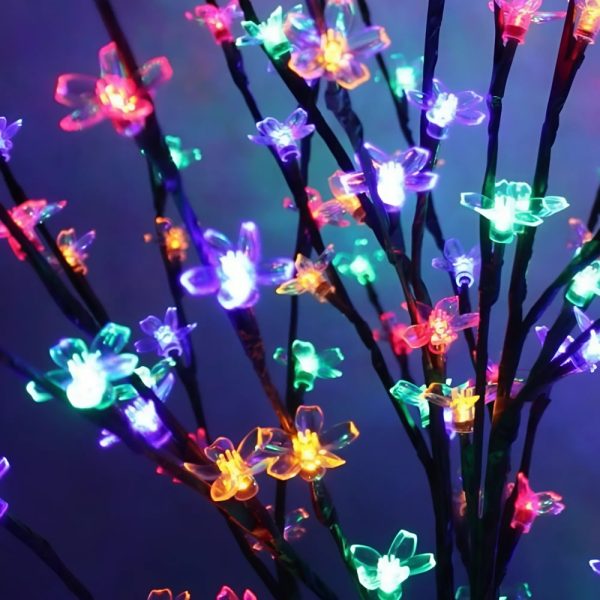 72 LED-es SAKURA FA – karácsonyi dekoráció – színes (BBKM) (BBV)