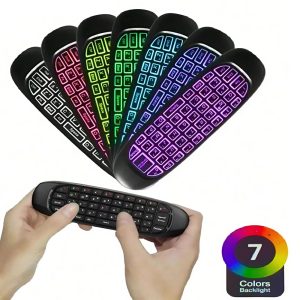 Univerzális vezeték nélküli mini billentyűzet és egér távirányító – tökéletes megoldás TV-hez és okos eszközökhöz (THM) (BBV) - Image 1