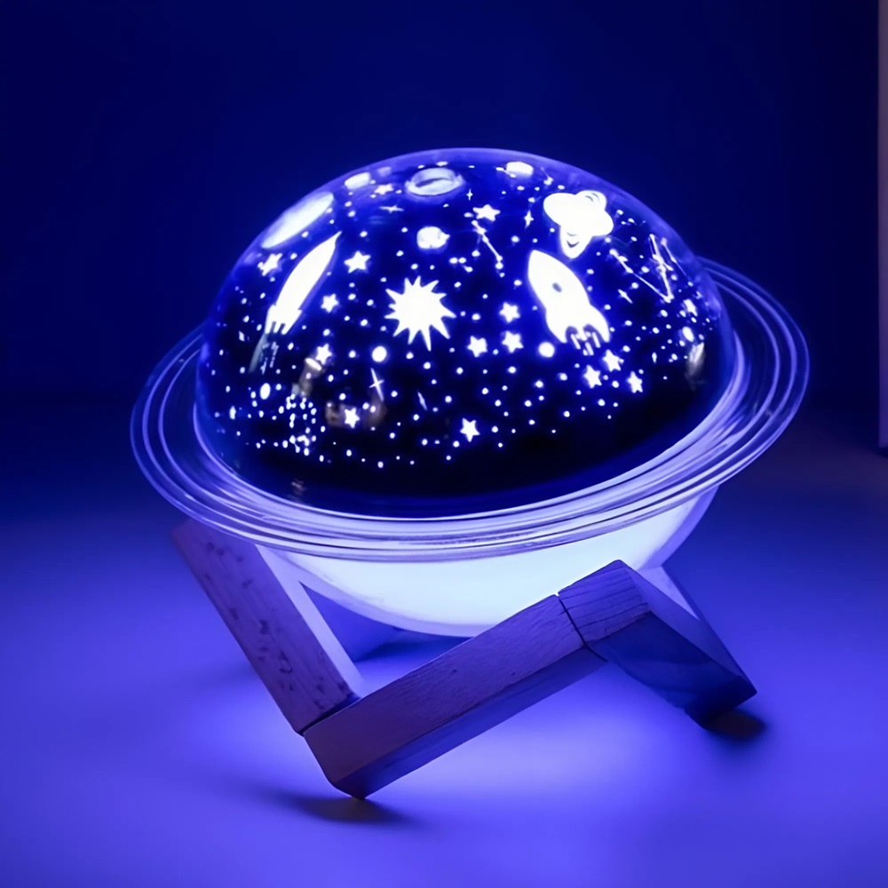 Hangulatos projektoros aromaterápiás párologtató éjszakai fény – 230 ml 230ml (BBV) 12