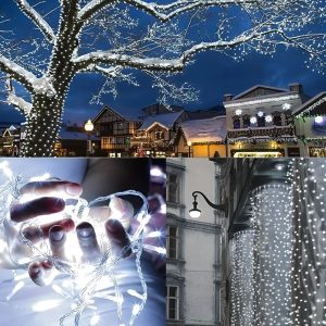 500 LED-es hangulatos beltéri karácsonyi fényfüzér 32 m – hidegfehér (BBL)