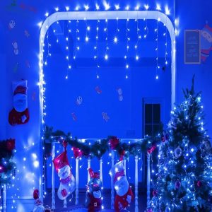 Hangulatos 700 cm LED +150 cm karácsonyi kültéri jégcsap világítás, sorolható (BBL) - Image 5