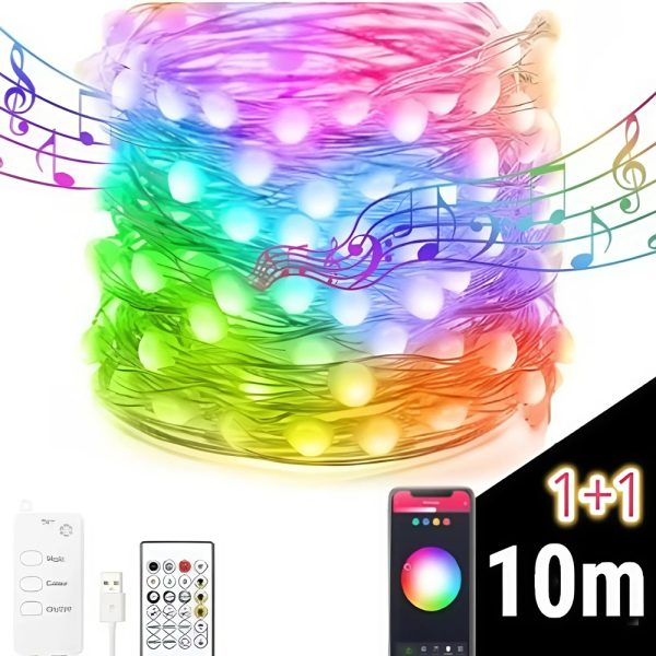 1+1_RGB_LED_Smart_fényfüzér_10_m_hosszúság,_színes_és_okos_világítás_beltérre_és_kültérre_(G)_1