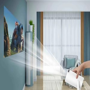 Intelligens 4K videoprojektor játékkonzollal, Android TV 11.0, WiFi 6, 280 ANSI, 130" képernyő, beépített hangszóró, HDMI, USB (FX) (BBV) - Image 8