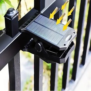 Solar LED mozgásérzékelős lámpa – YX-667C, napelemes és USB Type-C töltéssel, IP65 (BBD) - Image 2