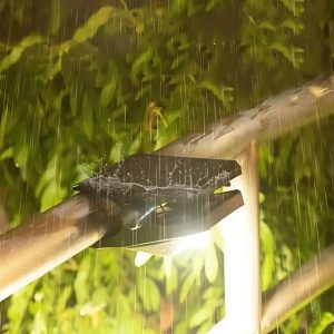 Solar LED mozgásérzékelős lámpa – YX-667C, napelemes és USB Type-C töltéssel, IP65 (BBD) - Image 4