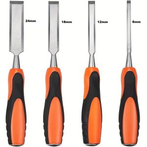 4 darabos rozsdamentes famegmunkáló vésőkészlet – 6mm, 12mm, 18mm, 24mm (BBL) - Image 7