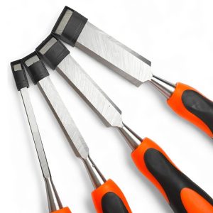 4 darabos rozsdamentes famegmunkáló vésőkészlet – 6mm, 12mm, 18mm, 24mm (BBL) - Image 6