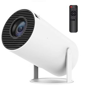 Hordozható mini projektor – WiFi, Bluetooth, ULTRA HD, automata trapézkorrekció, 360° forgatás (THM) - Image 3
