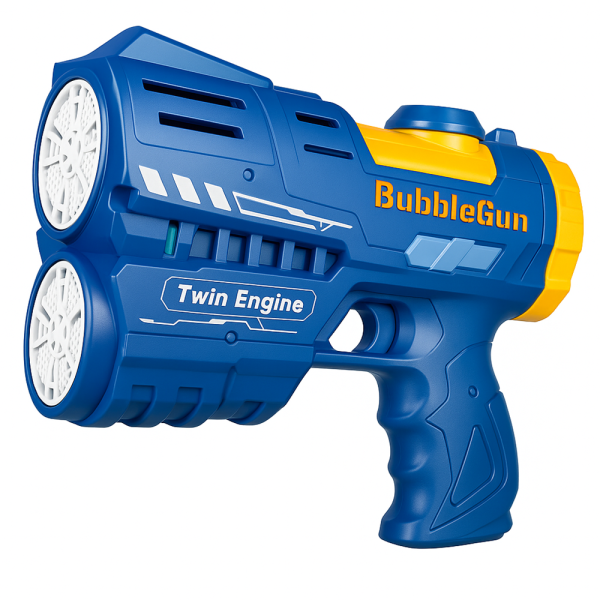 16_fúvókás_automata_buborékfújó_pisztoly_dupla_LED_világítással_nyári_kültéri_játék_gyerekeknek