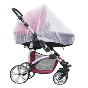 Szúnyogháló babakocsira – elasztikus, könnyen rögzíthető, 140 cm (BBI-7851) (SB)