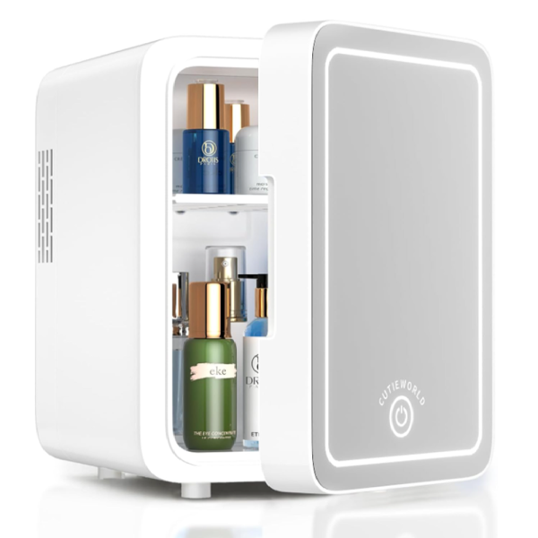 Silver_Love_5L_hordozható_mini_hűtő_LED_tükrös_ajtóval_kozmetikai_szerek_vagy_üdítők_tárolásához,_melegítő_hűtő_funkcióval_(BBJH)4