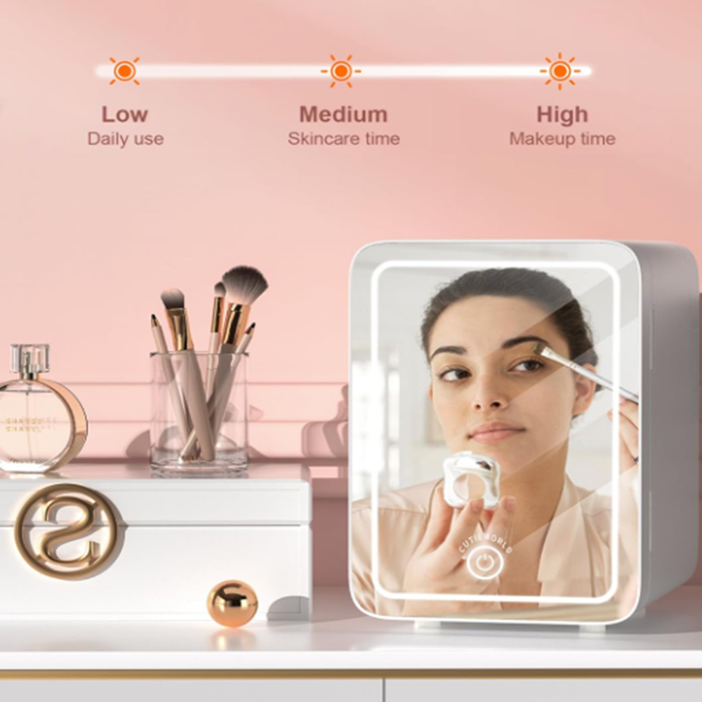 Silver_Love_5L_hordozható_mini_hűtő_LED_tükrös_ajtóval_kozmetikai_szerek_vagy_üdítők_tárolásához,_melegítő_hűtő_funkcióval_(BBJH)6