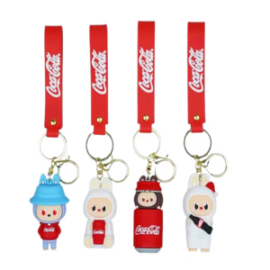 Labubu Coca-Cola meglepetés kulcstartó – 6 cm-es limitált szörnyecske figura gyűjtőknek (BBE) - Image 4
