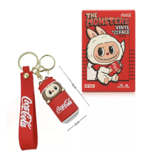 Labubu Coca-Cola meglepetés kulcstartó – 6 cm-es limitált szörnyecske figura gyűjtőknek (BBE) - Image 5