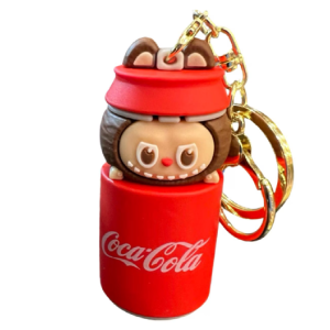 Labubu Coca-Cola meglepetés kulcstartó – 6 cm-es limitált szörnyecske figura gyűjtőknek (BBE) - Image 10