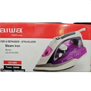 Aiwa nagy teljesítményű gőzvasaló – erőteljes gőzkibocsátás és precíz ruhasimítás modern technológiával LO-23122-Rfh (BBA)