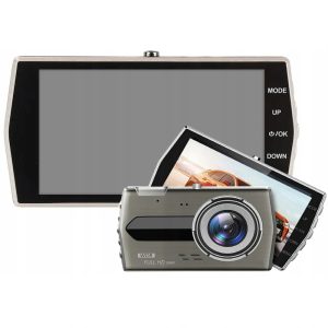 FHD autós DVR menetrögzítő kamera – széles látószög, 4” kijelző, FULL HD felvétel (BBV) - Image 3
