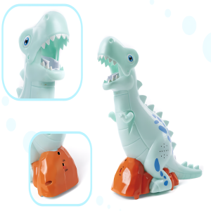 Interaktív dinoszauruszos játékpálya gyerekeknek – zenélő, színes elektromos pálya dinoszaurusz figurákkal 616-70 (BBJ) - Image 10