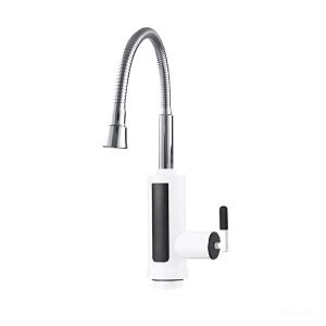 LED kijelzős átfolyós vízmelegítő csaptelep alsó bekötéssel és flexibilis kifolyóval – energiatakarékos megoldás otthonra RY019-4 (BBV) - Image 1