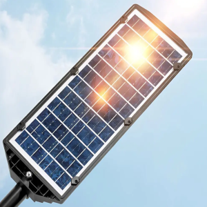 Weber napelemes 3500W utcai lámpa – erős fényű, szürkületi és mozgásérzékelős kültéri LED világítás W7100B-8 (BBD) - Image 4