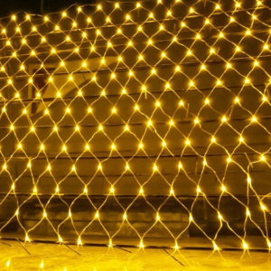 Kültéri LED fényfüggöny háló – 1,2 x 1,6 m vízálló karácsonyi égősor dekoráció fára, ablakra, erkélyre - választható színben (BBD) - Image 6