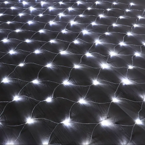 Kültéri LED fényfüggöny háló – 1,2 x 1,6 m vízálló karácsonyi égősor dekoráció fára, ablakra, erkélyre - választható színben (BBD) - Image 8
