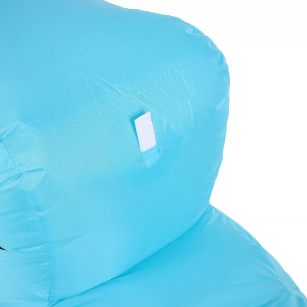 Óriás felfújható mikulás karácsonyi dekoráció – kültéri, megvilágított udvari dísz 280×130 cm (BBJH)3