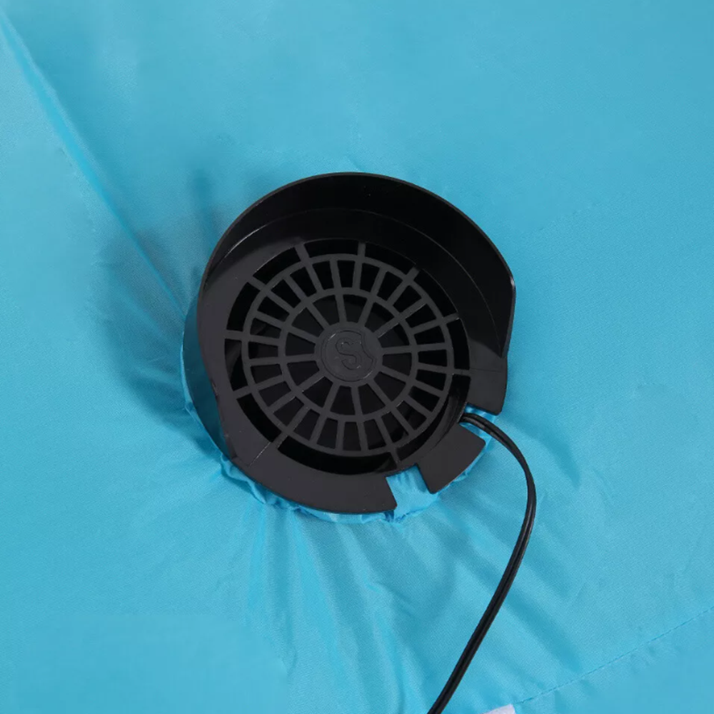 Óriás felfújható mikulás karácsonyi dekoráció – kültéri, megvilágított udvari dísz 280×130 cm (BBJH)5