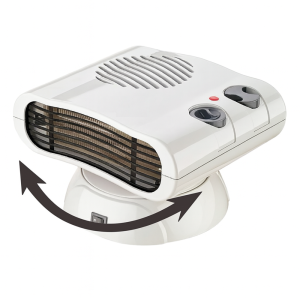 Resovio hordozható ventilátoros hősugárzó – 2000W erős elektromos fűtőtest termosztáttal FH-103A (THM) - Image 3