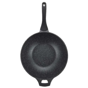Royalty Line indukciós wok – 32 cm átmérő, 5,9L kapacitás, üvegfedővel és tapadásmentes felülettel (BBA) - Image 5