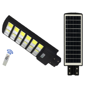 Hafiejet 800W napelemes utcai lámpa – mozgásérzékelős, távirányítós LED kültéri világítás CH23-208B (BBJH)